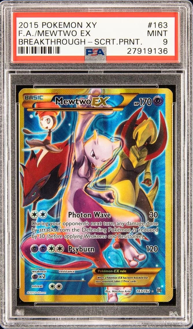 Mewtwo-EX slab