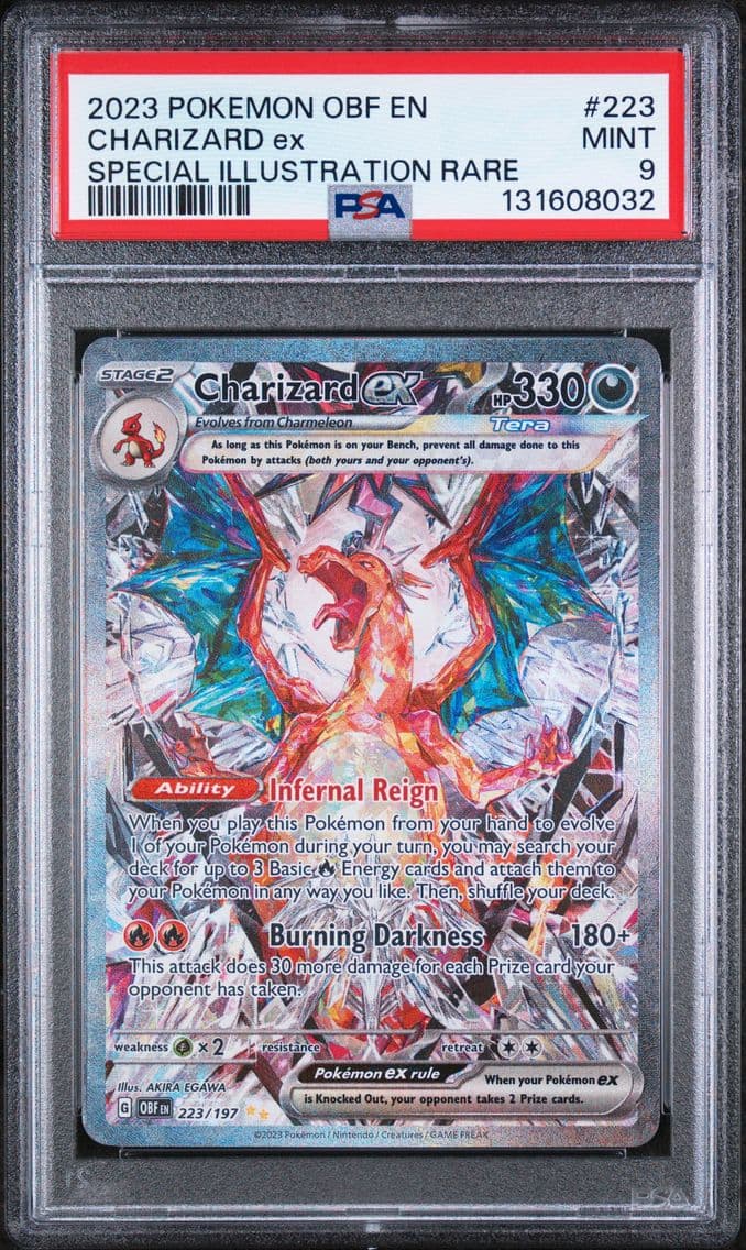Charizard ex slab