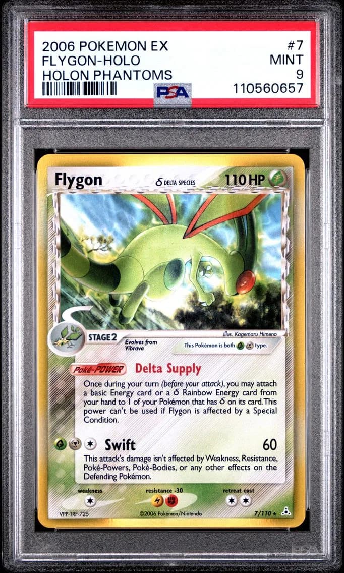2006 #7 Flygon-Holo PSA 9 EX Holon Phantoms