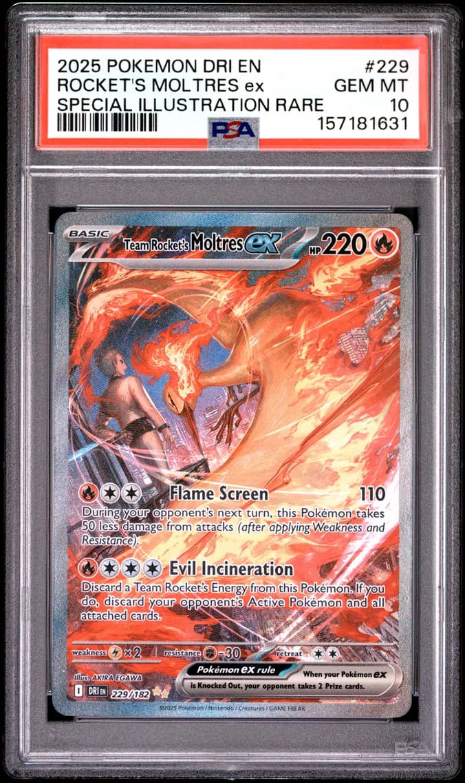 Team Rocket's Moltres ex slab