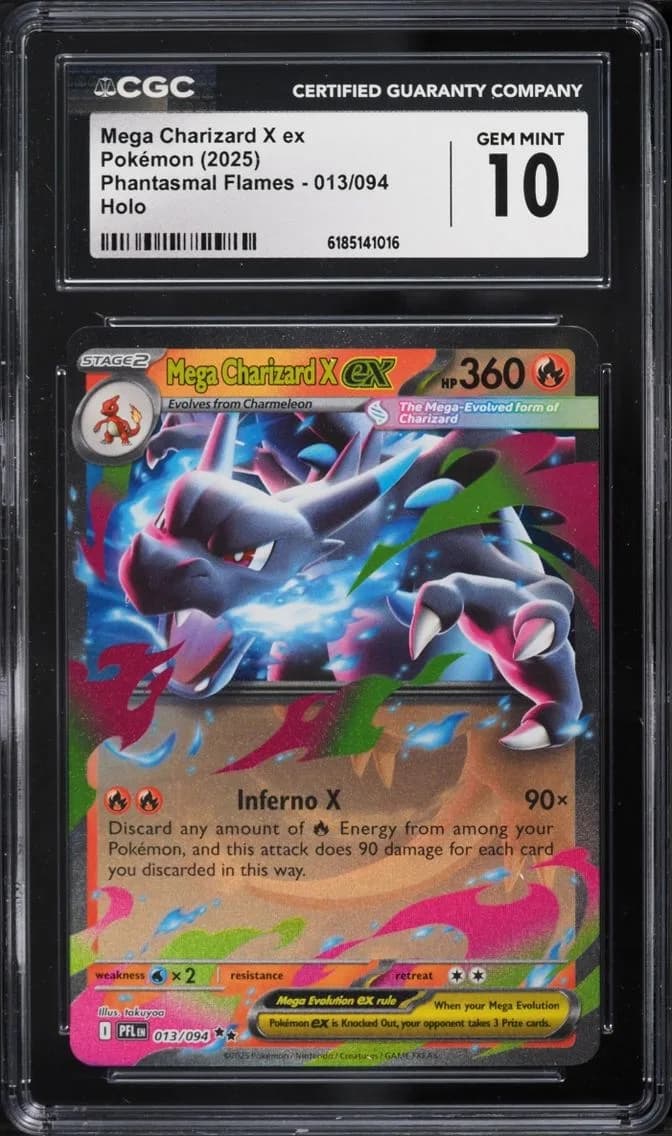 Mega Charizard X ex slab