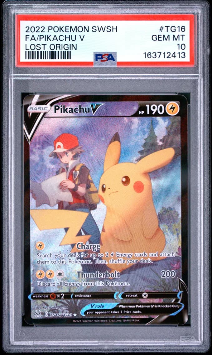 Pikachu V slab