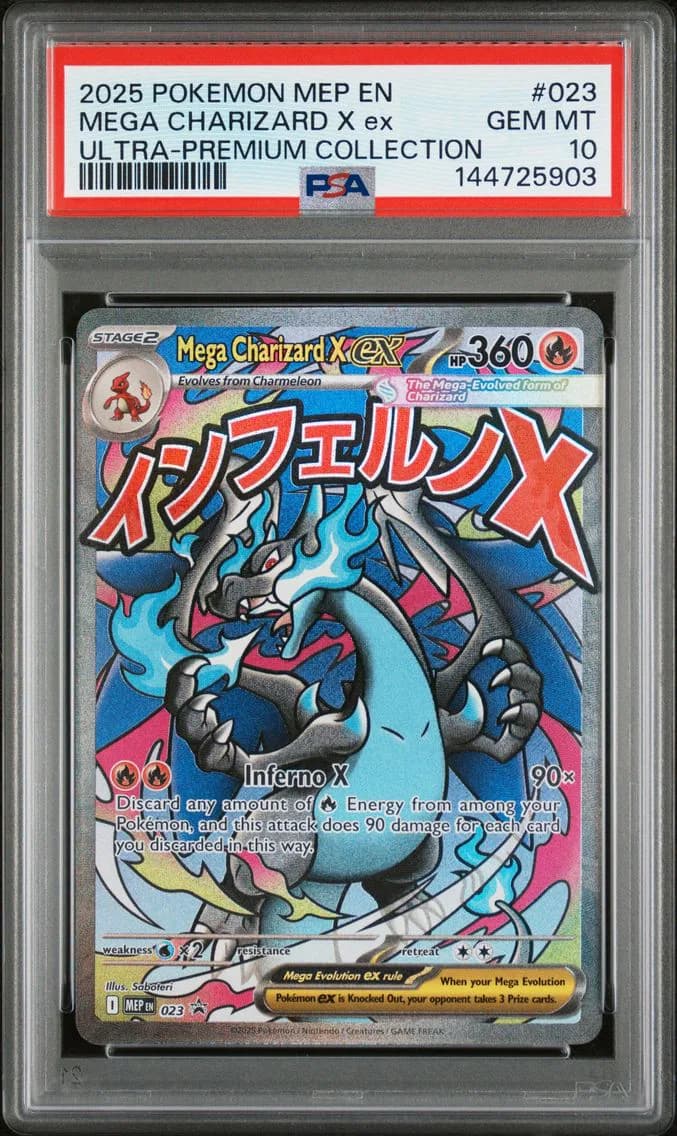 Mega Charizard X ex slab