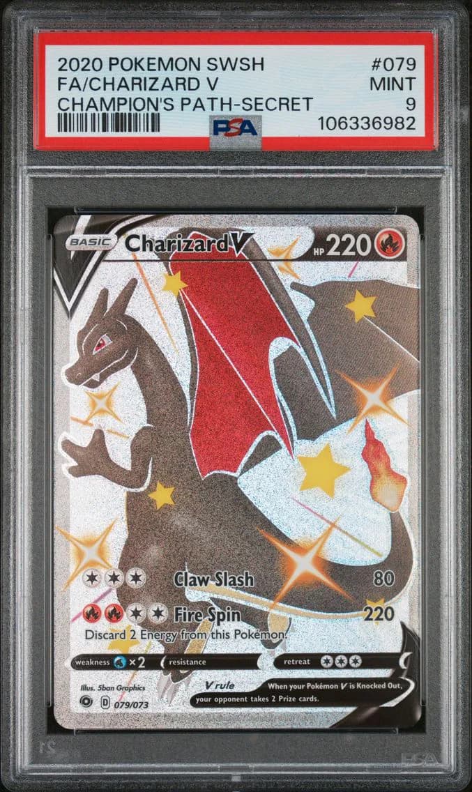 Charizard V slab