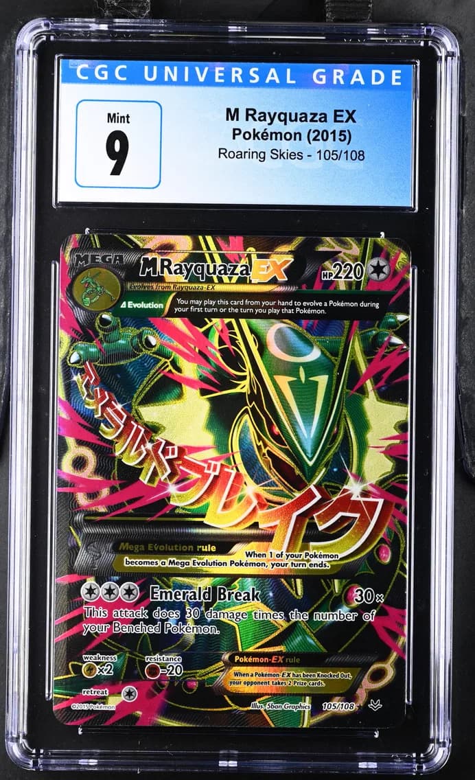 M Rayquaza-EX slab