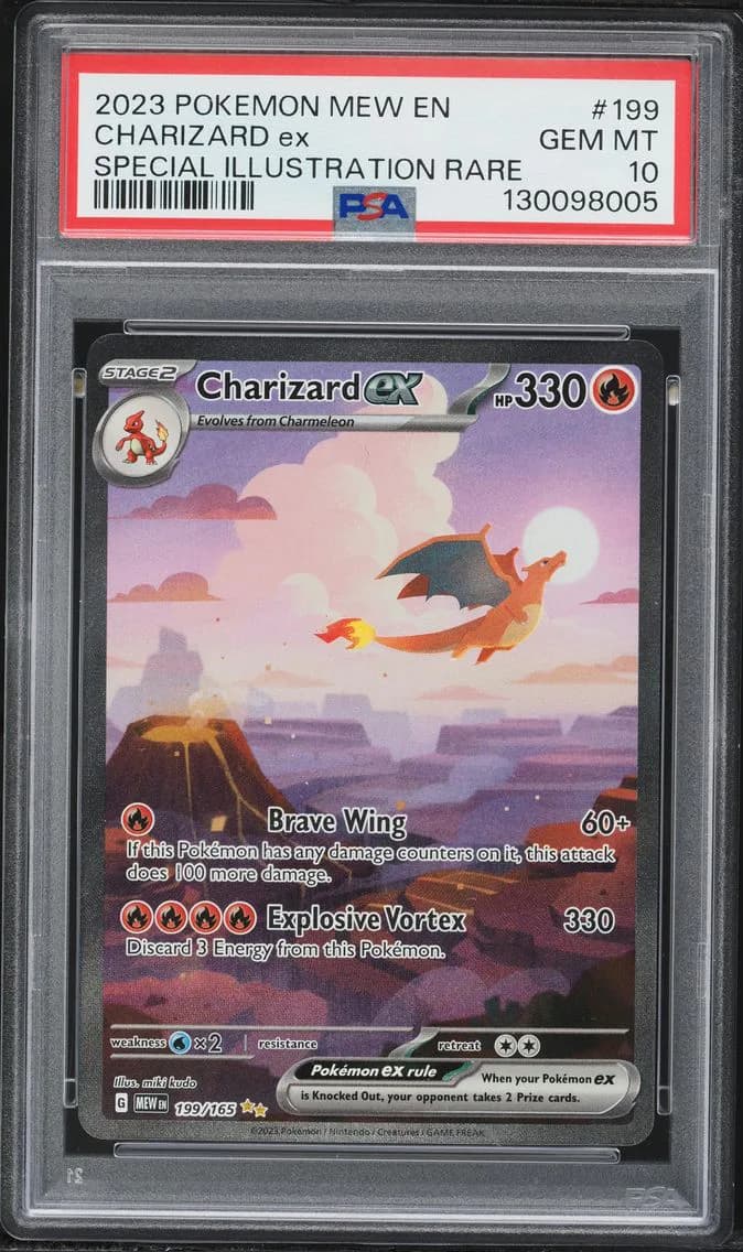 Charizard ex slab