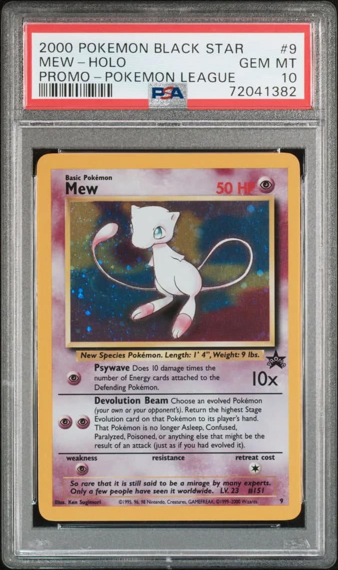 2000 #9 Mew-Holo PSA 10 Promo Black Star