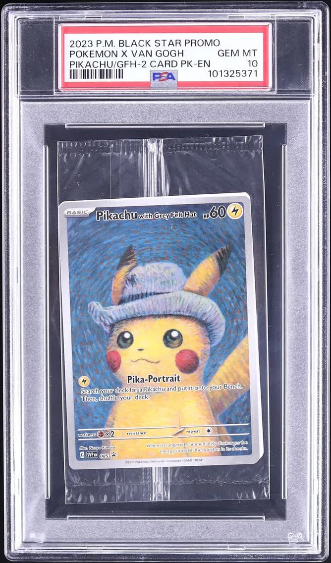 2023 #85 Pikachu With Grey Felt Hat PSA 10 Svp EN-SV Black Star Promo Cello Pack Pokemon