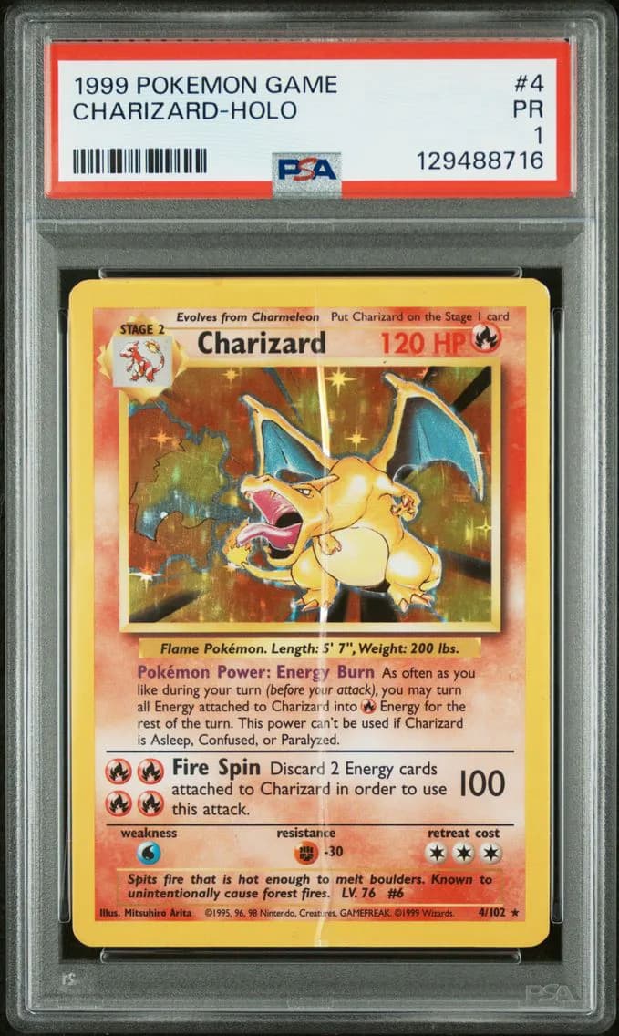 Charizard slab