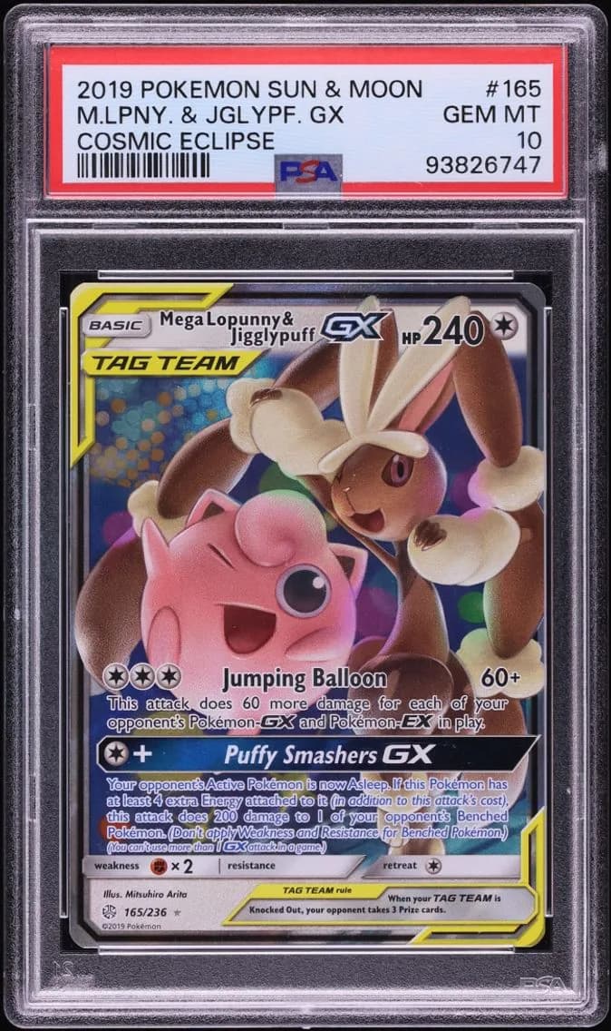 Mega Lopunny & Jigglypuff-GX slab