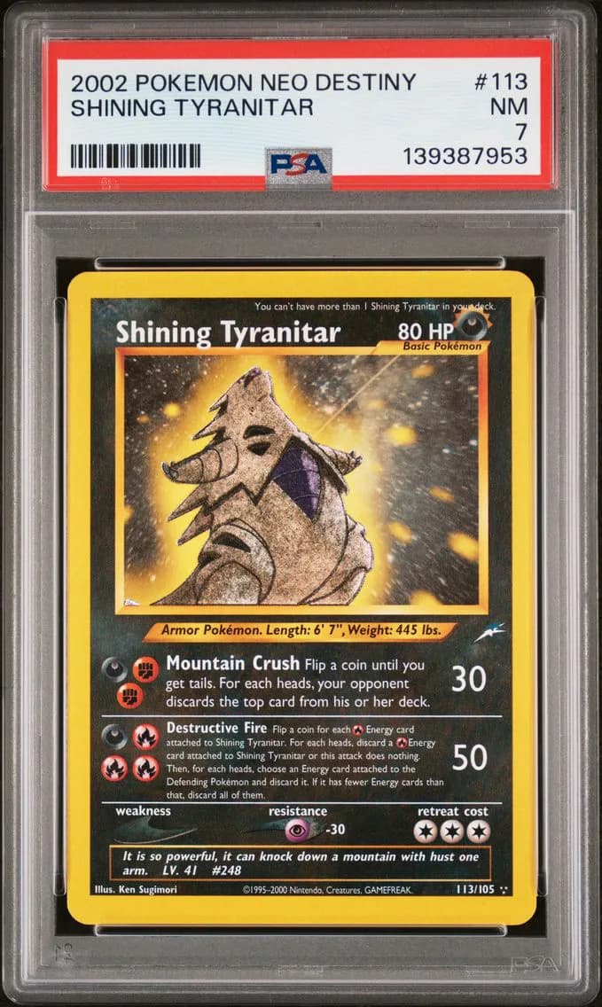Shining Tyranitar slab
