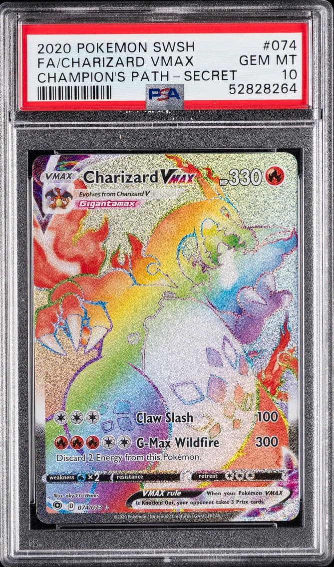 Charizard VMAX slab