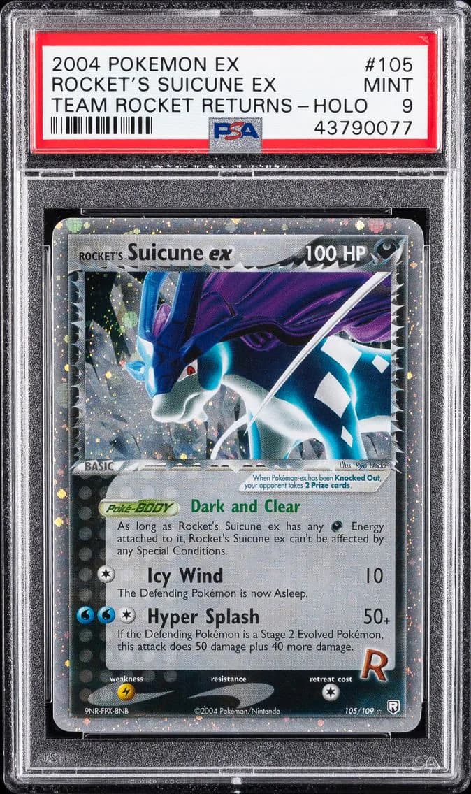 Rocket's Suicune ex slab