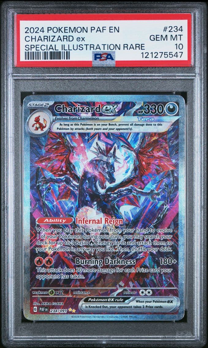 Charizard ex slab