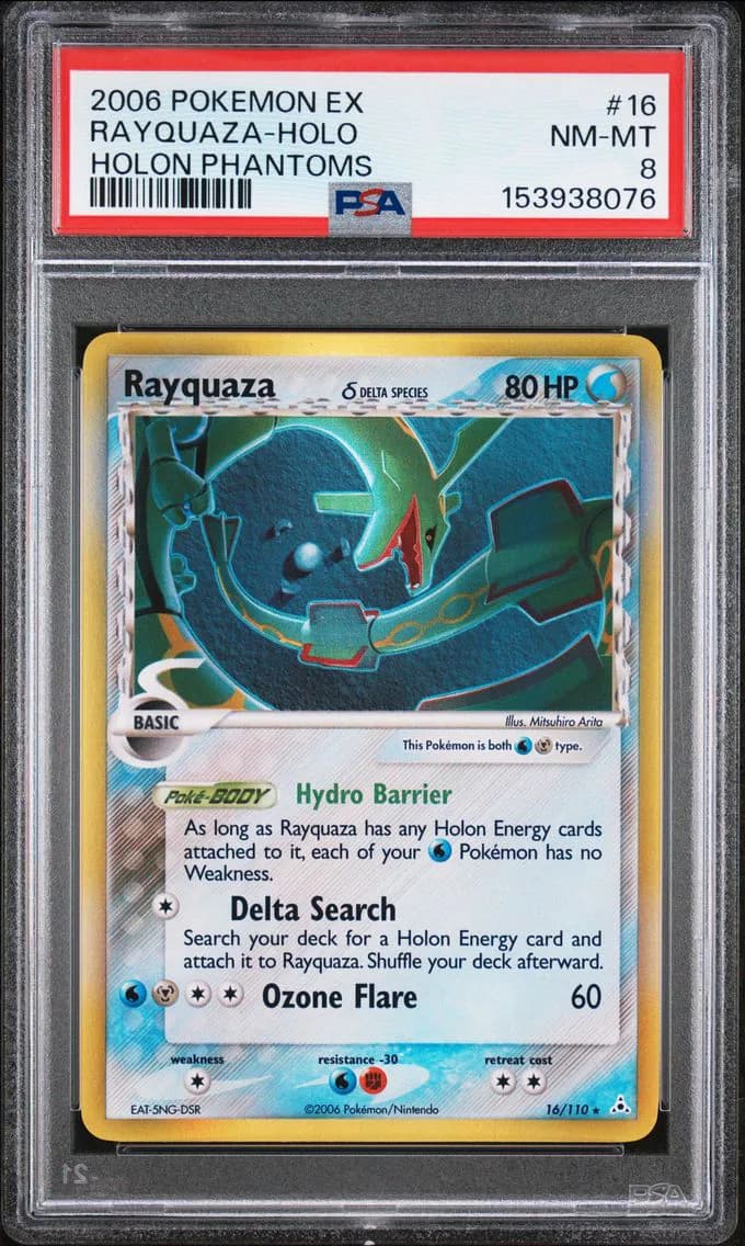 2006 #16 Rayquaza-Holo PSA 8 EX Holon Phantoms