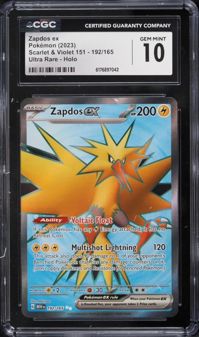 Zapdos ex slab