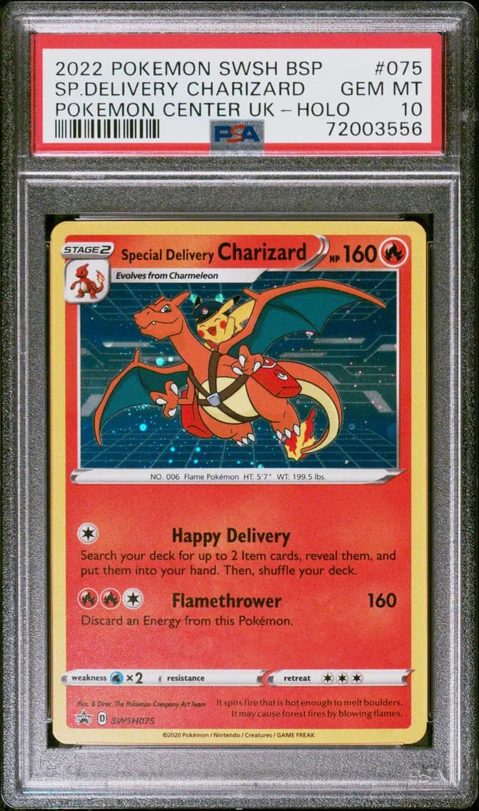Special Delivery Charizard slab