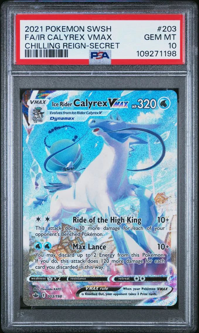 Ice Rider Calyrex VMAX slab