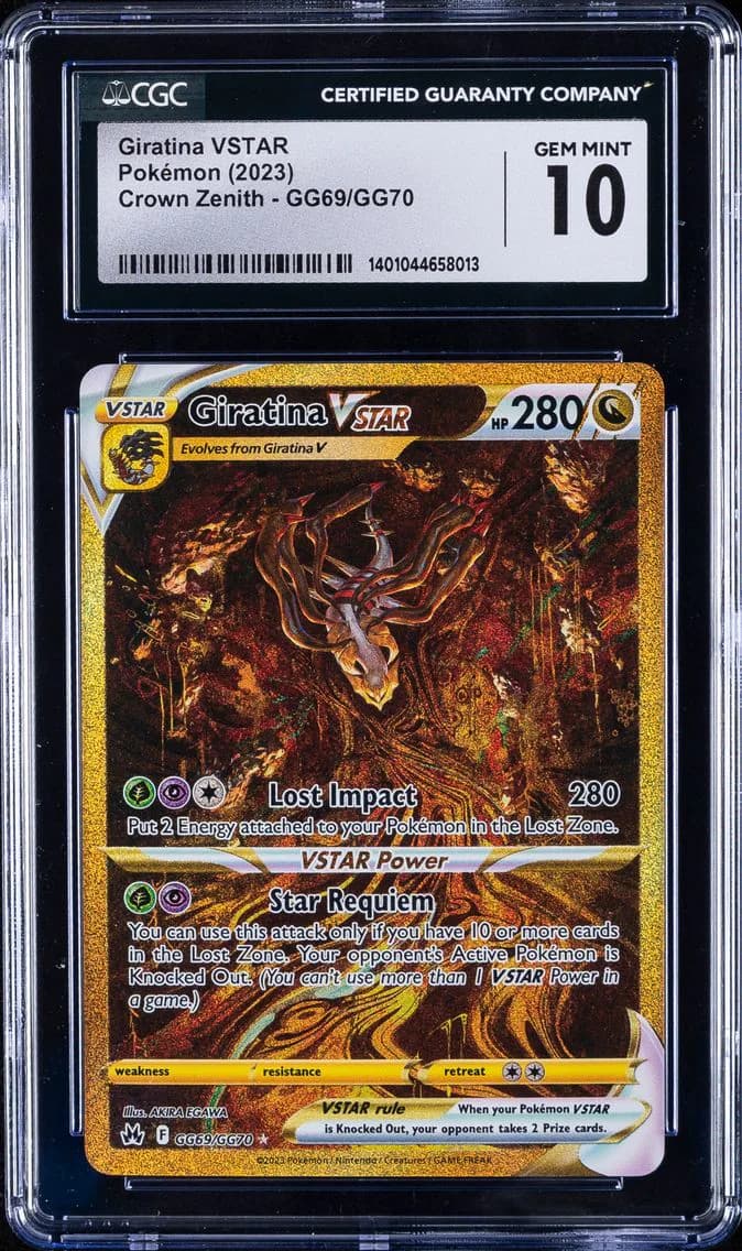 2023 #GG69 Giratina VSTAR CGC 10 Gem Mint Pokemon | Crown Zenith