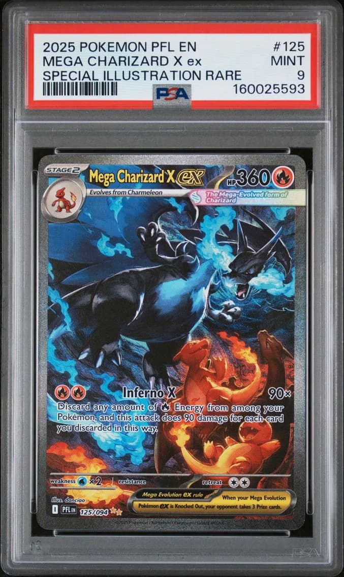 Mega Charizard X ex slab