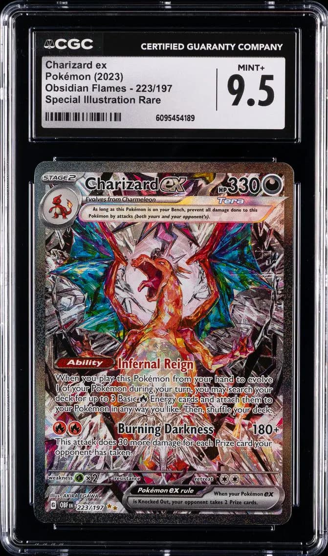 Charizard ex slab