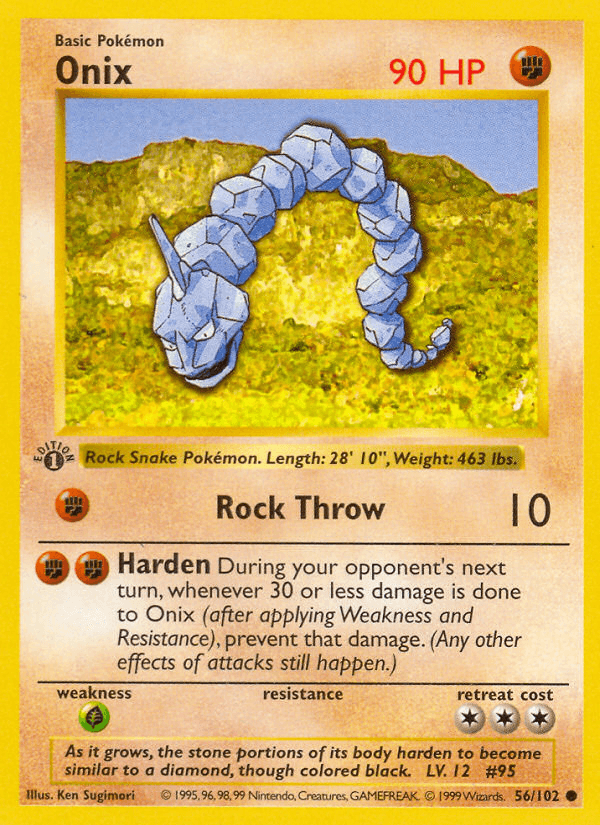 Onix printed card