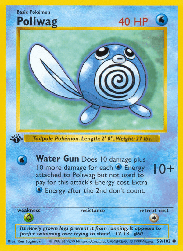 Poliwag printed card