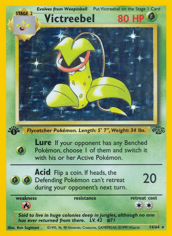 Victreebel printed card