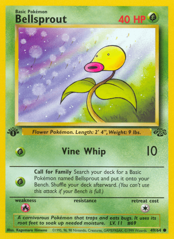 Bellsprout printed card