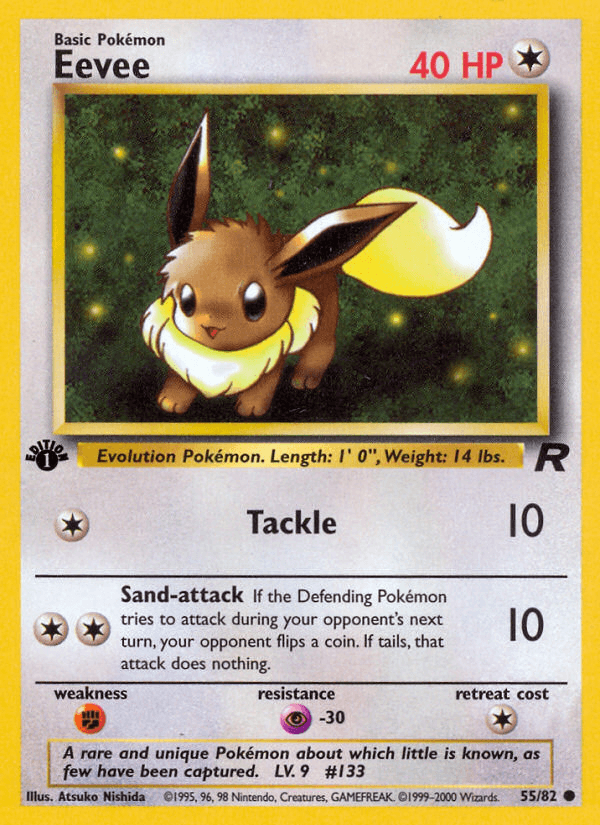 Eevee printed card