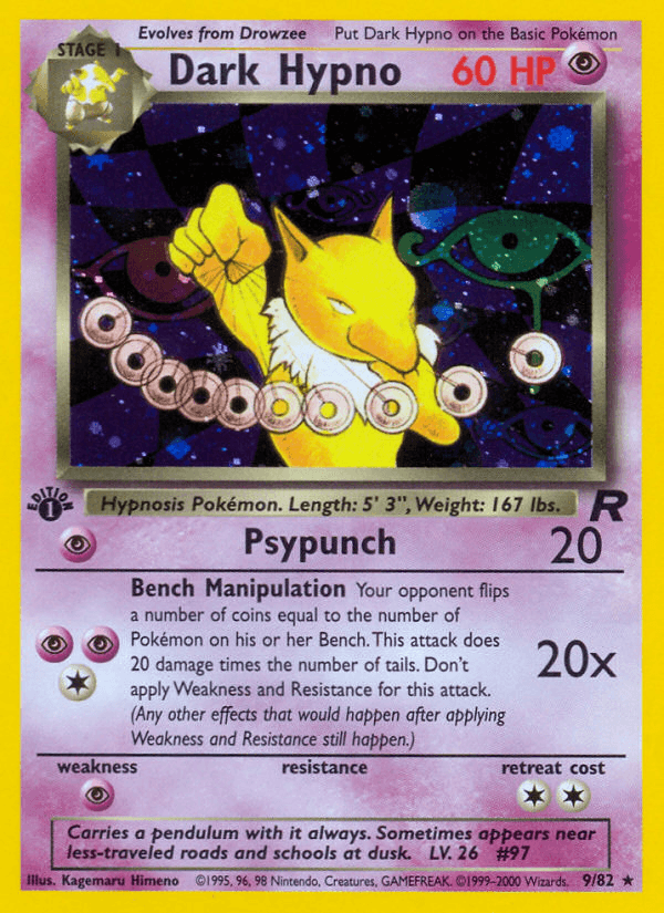 Dark Hypno printed card
