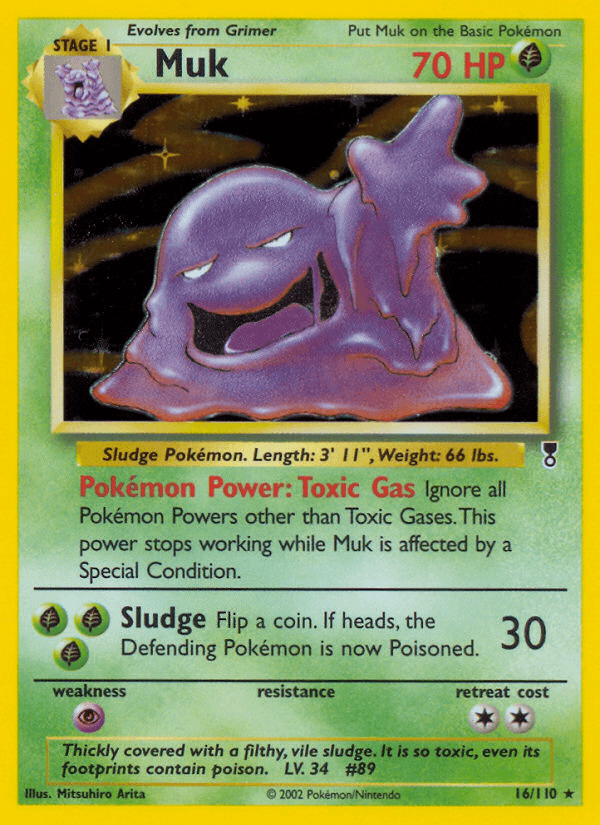 Muk printed card