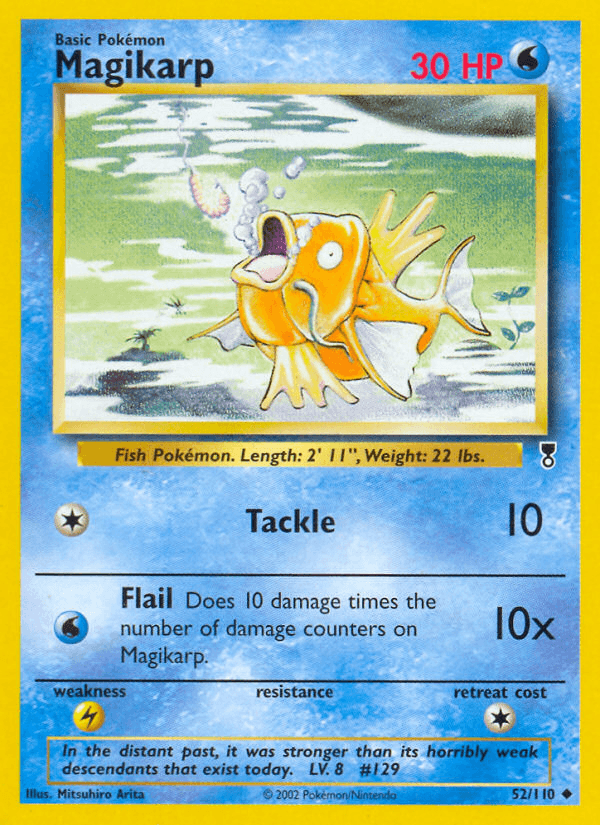 Magikarp printed card