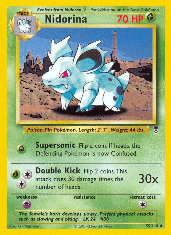 Nidorina printed card