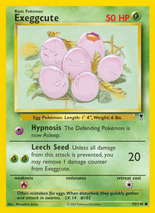 Exeggcute printed card