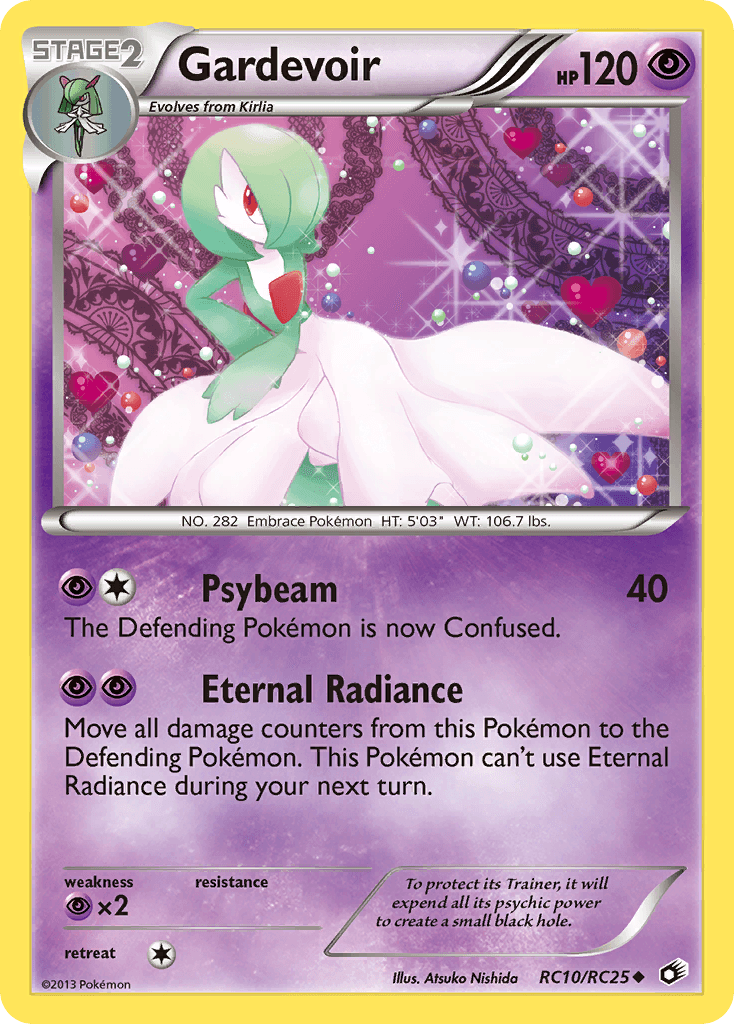 Gardevoir printed card