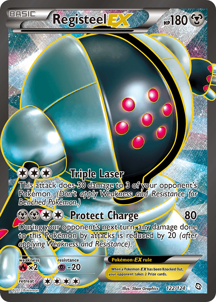 Registeel-EX printed card