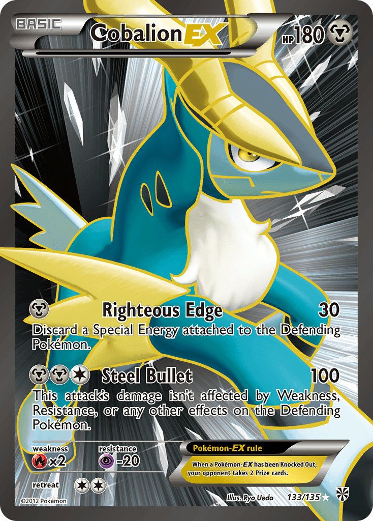 Cobalion-EX printed card