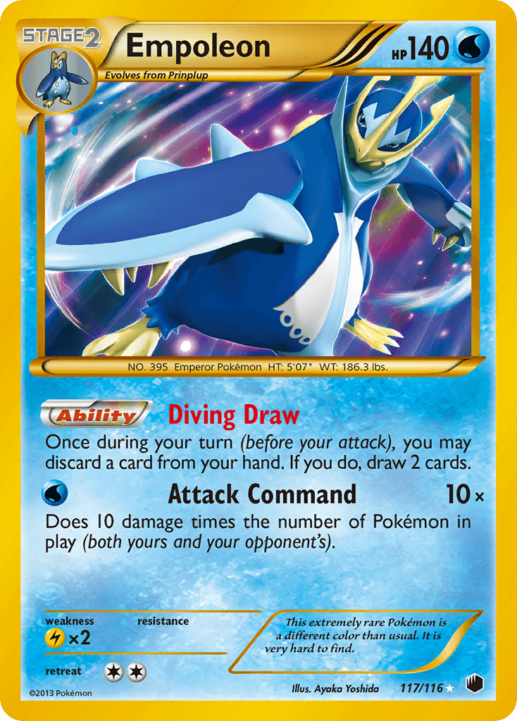 Empoleon printed card