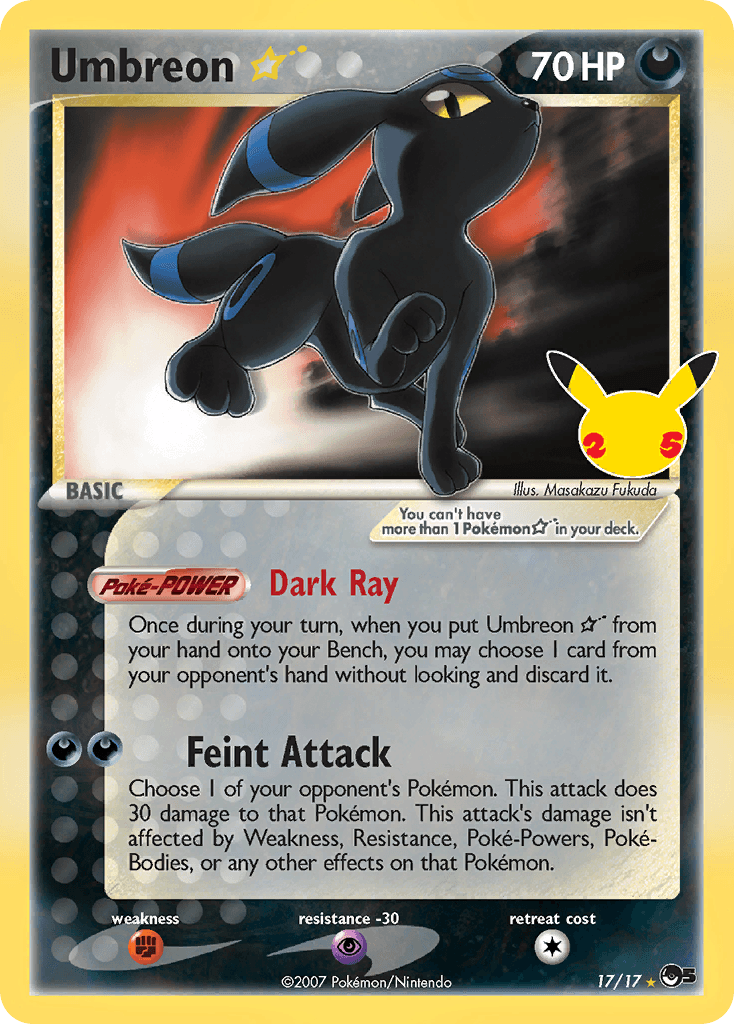 Umbreon ★ printed card