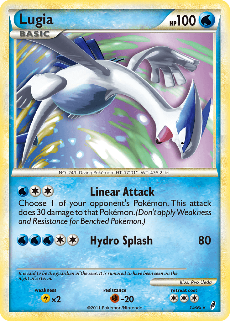 Lugia printed card