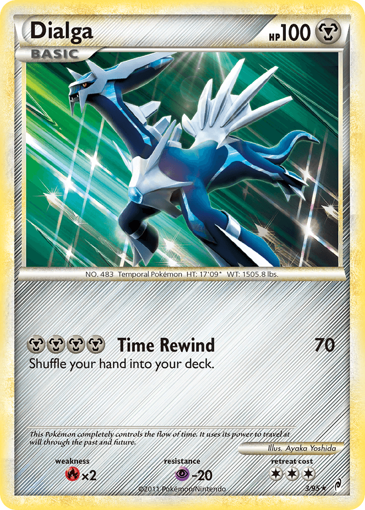 Dialga printed card