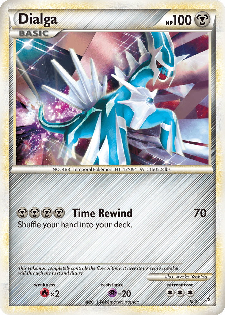 Dialga printed card