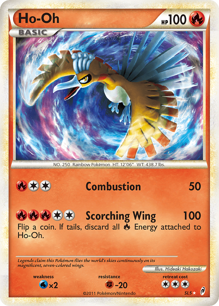 Ho-Oh printed card
