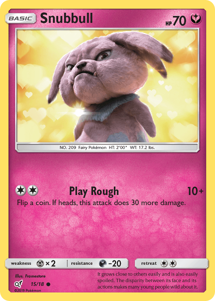 Snubbull printed card