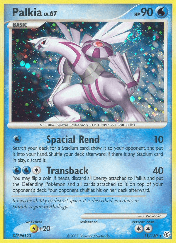 Palkia printed card