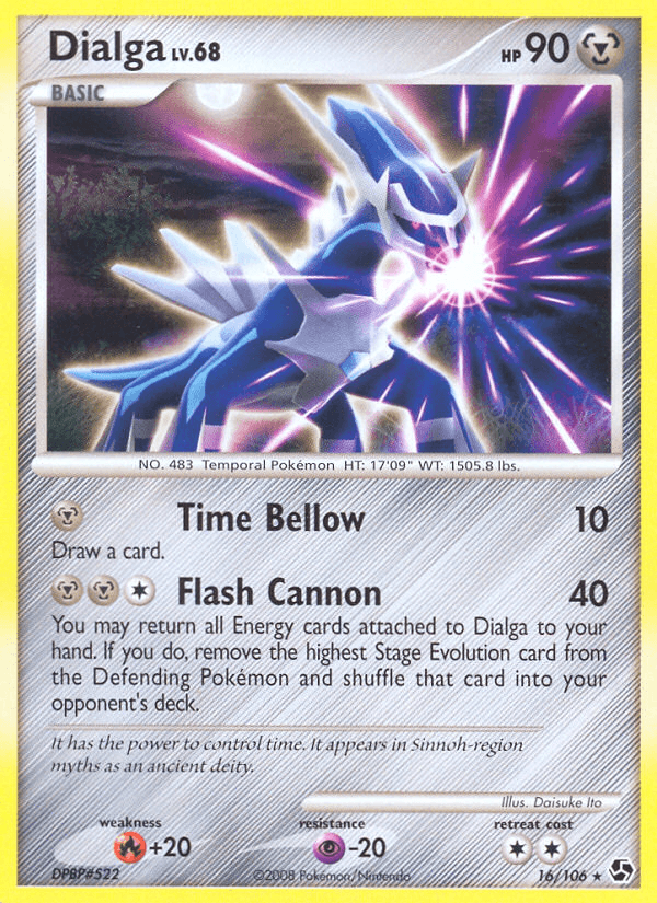 Dialga printed card