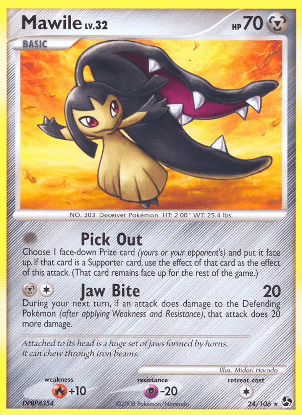 Mawile printed card
