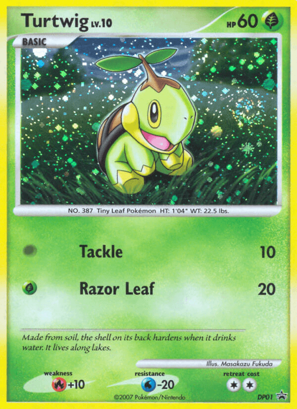 Turtwig printed card