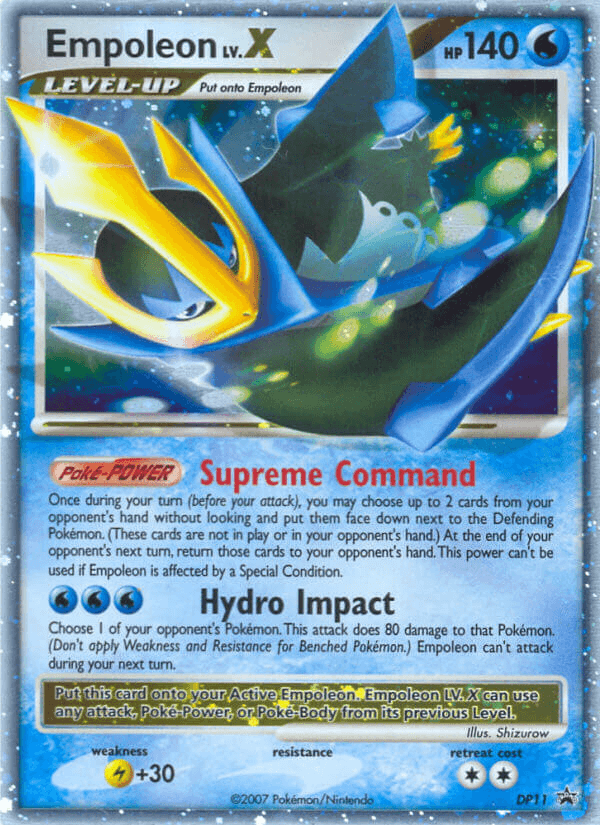 Empoleon LV.X printed card